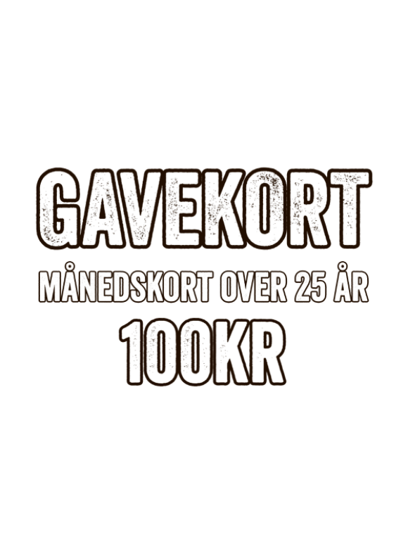 GAME - GAVEKORT - MÅNEDSKORT (VOKSEN)